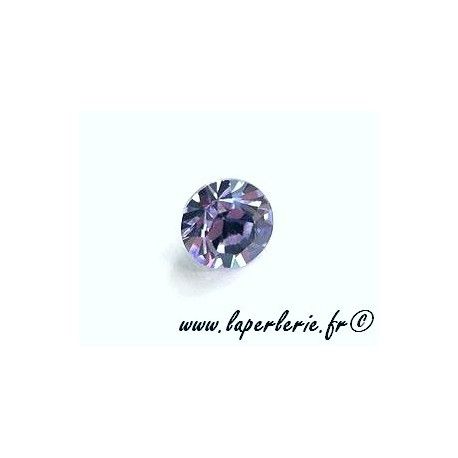 Strass pte diamant 8mm TANZANITE x2  - 1