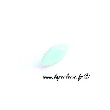 Navette baroque (plus taillée) 4231 10X5mm MINT ALABASTER  - 1