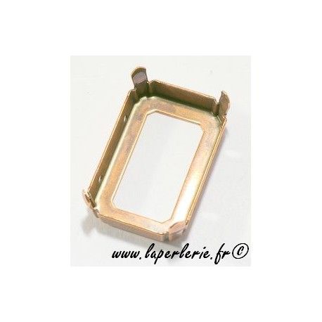Griffe cabochon rectangle 4627 27X18.5mm CUIVRE  - 1