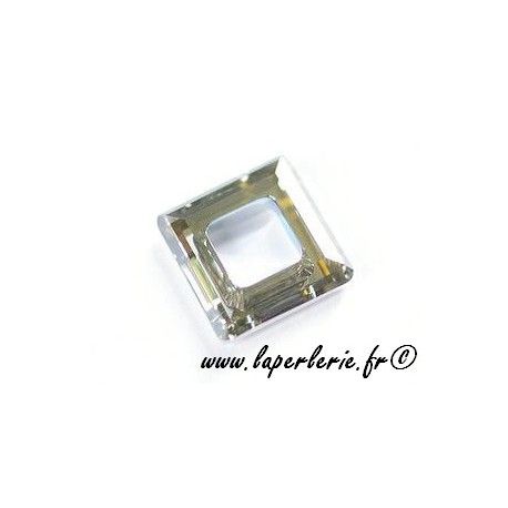 Carré évidé 4439 14mm CRYSTAL SILVER SHADE CAL  - 1