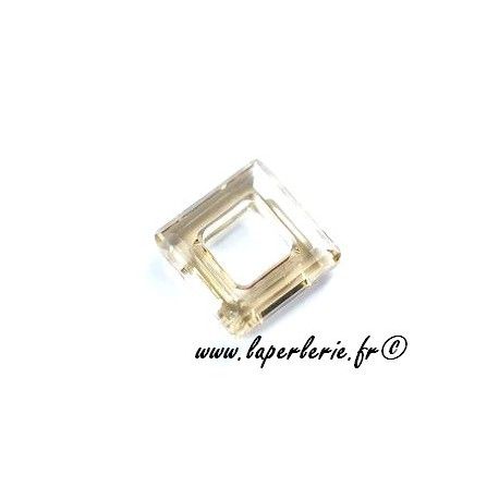 Carré évidé 4439 14mm CRYSTAL GOLDEN SHADOW unfoiled  - 1