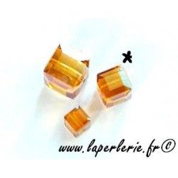 Cube 5601 6mm CRYSTAL COPPER