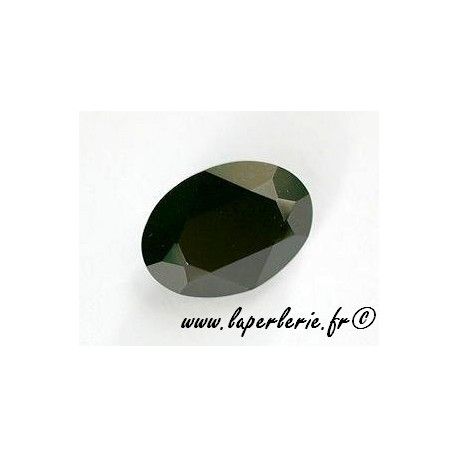 Cabochon ovale 4120 18x13mm JET  - 1