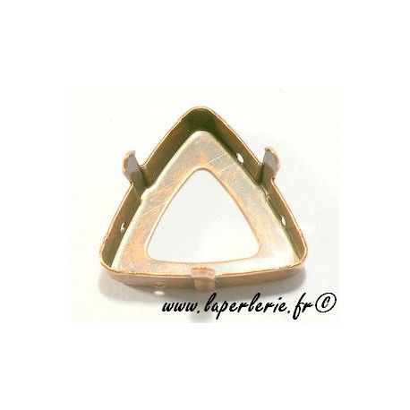 Griffe cabochon triangle 4727 23mm CUIVRE  - 1