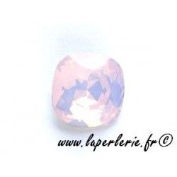 Square cabochon 4470 12mm ROSE WATER OPAL