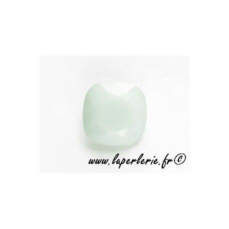 Cabochon carré 4470 12mm MINT ALABASTER  - 1