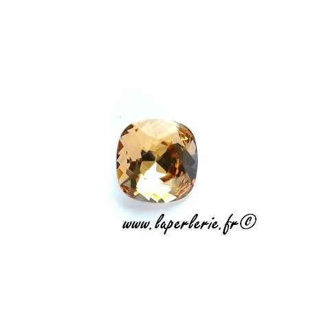 Cabochon carré 4470 12mm LIGHT COLORADO TOPAZ  - 1
