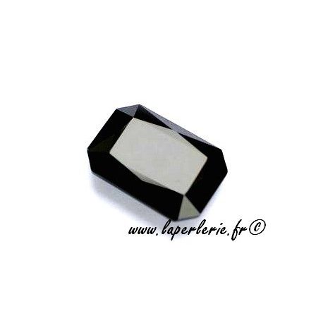 Cabochon rectangle 4627 27X18.5mm JET  - 1