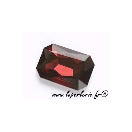 Cabochon rectangle 4627 27X18.5mm BURGUNDY  - 1