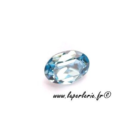Cabochon ovale 4120 8X6mm AQUAMARINE  - 1