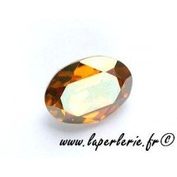 Oval cabochon 4120 8X6mm CRYSTAL COOPER
