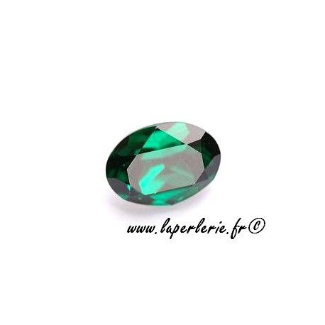 Cabochon ovale 4120 8x6mm EMERALD  - 1
