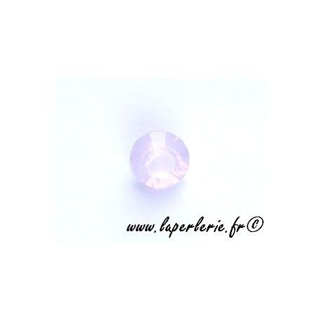 Strass pointe diamant 8mm ROSE WATER OPAL x2  - 1