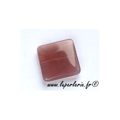 Carré aplati 20x20mm LIGHT AMETHYST OPAL x4  - 1