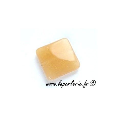 Carré aplati 20x20mm SABLE OPAL x4  - 1