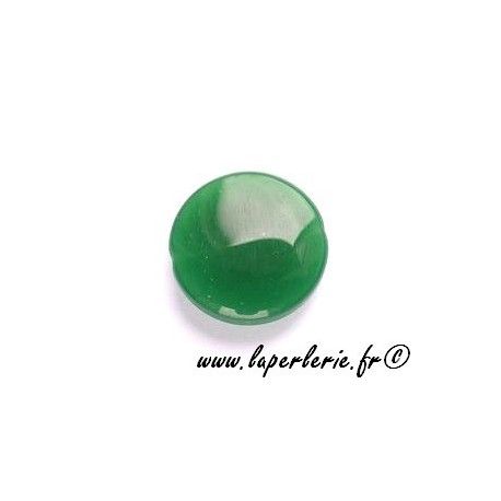 Ronde aplatie 19mm VERT SAPIN OPAL x4  - 1