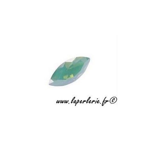Navette baroque ( plus taillée) 4231 10X5mm PALACE GREEN OPAL  - 1