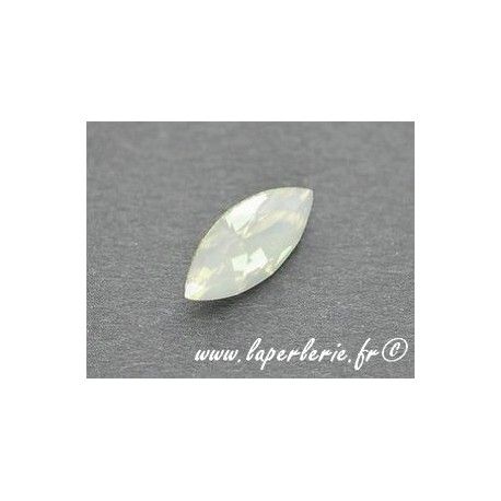 Navette baroque ( plus taillée) 4231 10X5mm LIGHT GREY OPAL  - 1