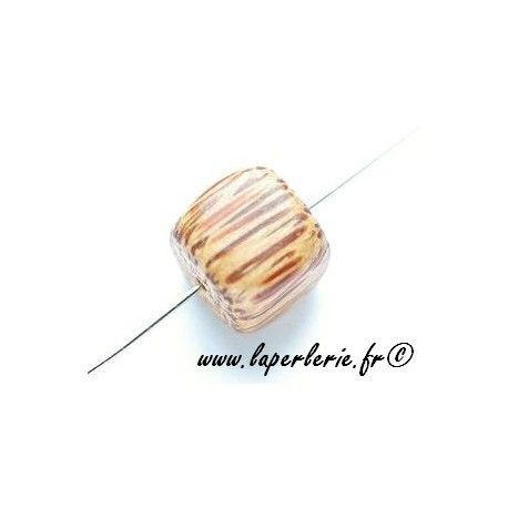 Bois de palmier cube 12x12mm x5  - 1