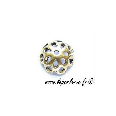 Calotte 12mm métal DORE x4  - 1