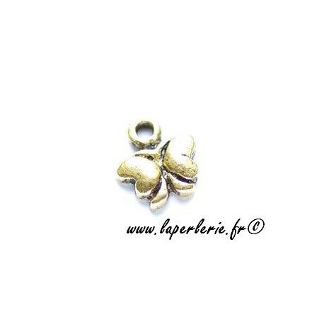 Breloque bébé papillon 10x10mm DORE x4  - 1