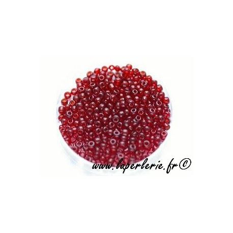 Rocaille 2.2mm GARNET, mesure de 12.5gr environ 400 perles.  - 1