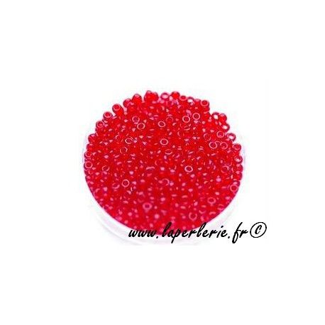 Rocaille 2.2mm LIGHT SIAM, mesure de 12.5gr environ 600 perles.  - 1