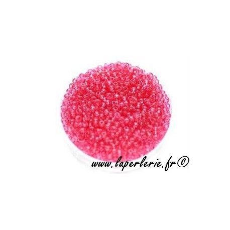 Rocaille 2.2mm PADPARADSCHA, mesure de 12.5gr environ 400 perles.  - 1