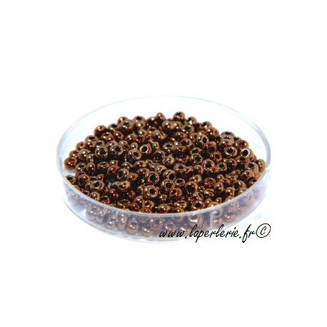 Rocaille 2mm BRONZE, mesure de 12.5grs environ 900 perles.  - 1