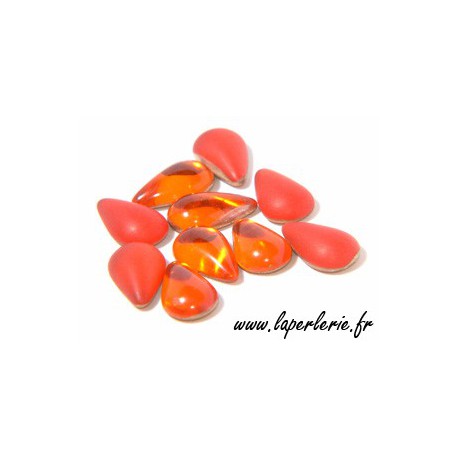 Goutte à coller 6x9 mm HYACINTH MAT  - 1