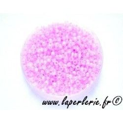 Rocaille 2mm ROSE OPAL AB,...
