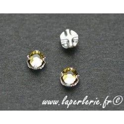 Strass à coudre 3mm LIME x10