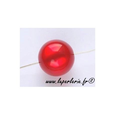 Ronde polaire lustrée 18mm ROUGE  - 1