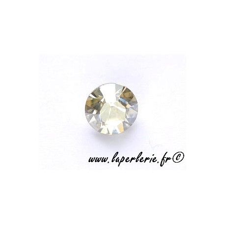 Strass pointe diamand 8mm CRYSTAL SILVER SHADE x2  - 1