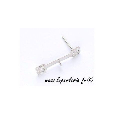 Bélière 12mm ARGENTE x4  - 1