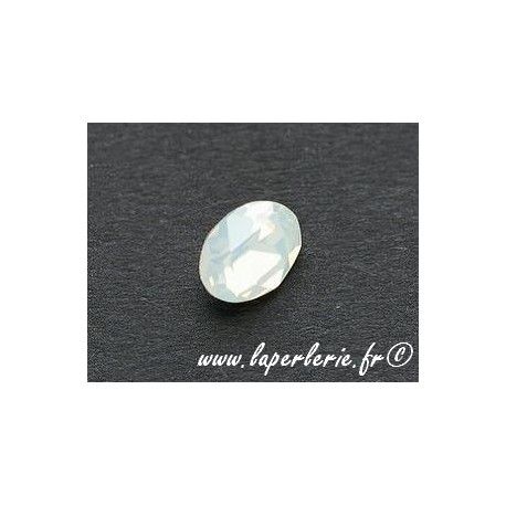 Cabochon ovale 4120 8X6mm WHITEOPAL  - 1