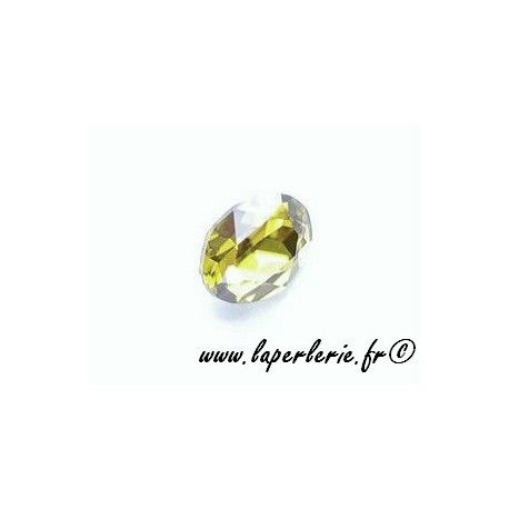 Cabochon ovale 4120 8X6mm LIME  - 1