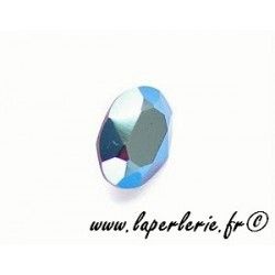 Oval cabochon 4120 8X6mm CRYSTAL METALLIC BLUE