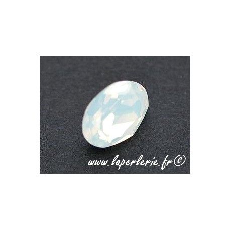 Cabochon ovale 4120 14X10mm WHITEOPAL  - 1