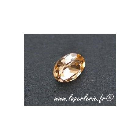 Cabochon ovale 4120 8x6mm LIGHT PEACH  - 1
