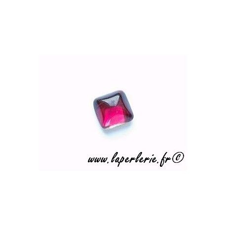 Carré à coller 6x6mm RUBY x4  - 1