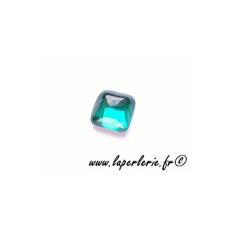 Carré à coller 6x6mm EMERALD x4  - 1