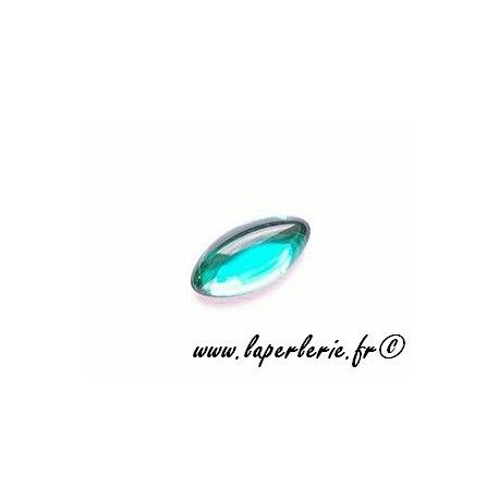 Olive à coller 10x5mm EMERALD x4  - 1