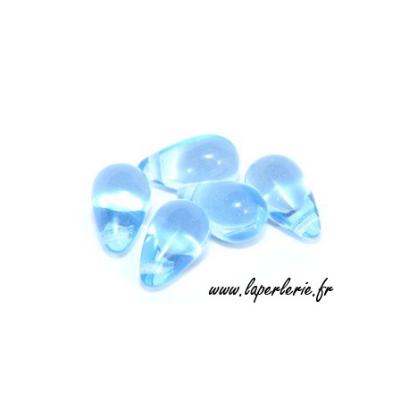 Goutte 6x9 mm LIGHT SAPPHIRE x20  - 1