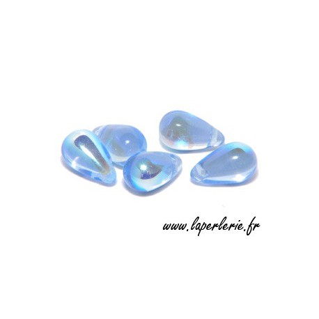 Goutte 6x9 mm LIGHT SAPPHIRE AB x20  - 1