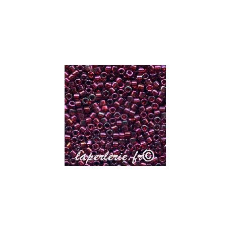 DB0105 Delica Miyuki 11/0 Garnet gold luster, le tube de 7g.  - 1