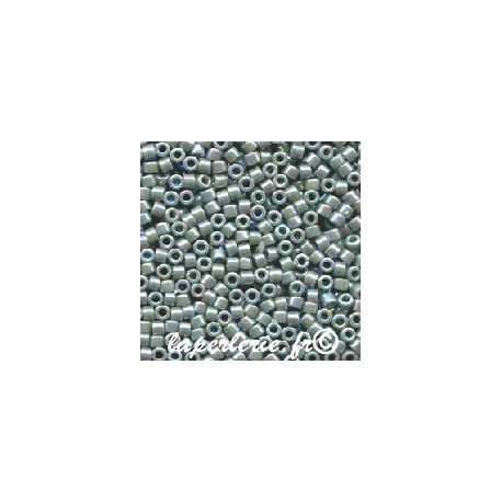 DB0168 Delica Miyuki 11/0 Opaque grey AB, le tube de 7g.  - 1