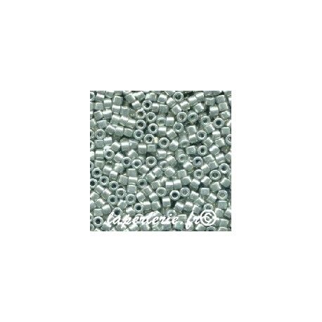 DB0251 Delica Miyuki 11/0 Galvanized gray luster, le tube de 7g.  - 1