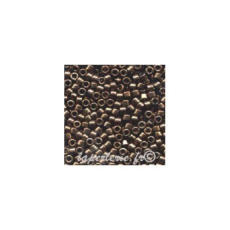 DB0461 Delica Miyuki 11/0 Galvanized tarnished copper, le tube de 7g.  - 1