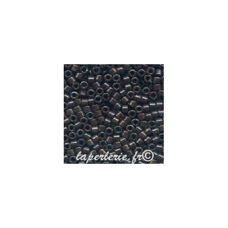 DB0734 Delica Miyuki 11/0 Opaque chocolate brown, le tube de 7g.  - 1